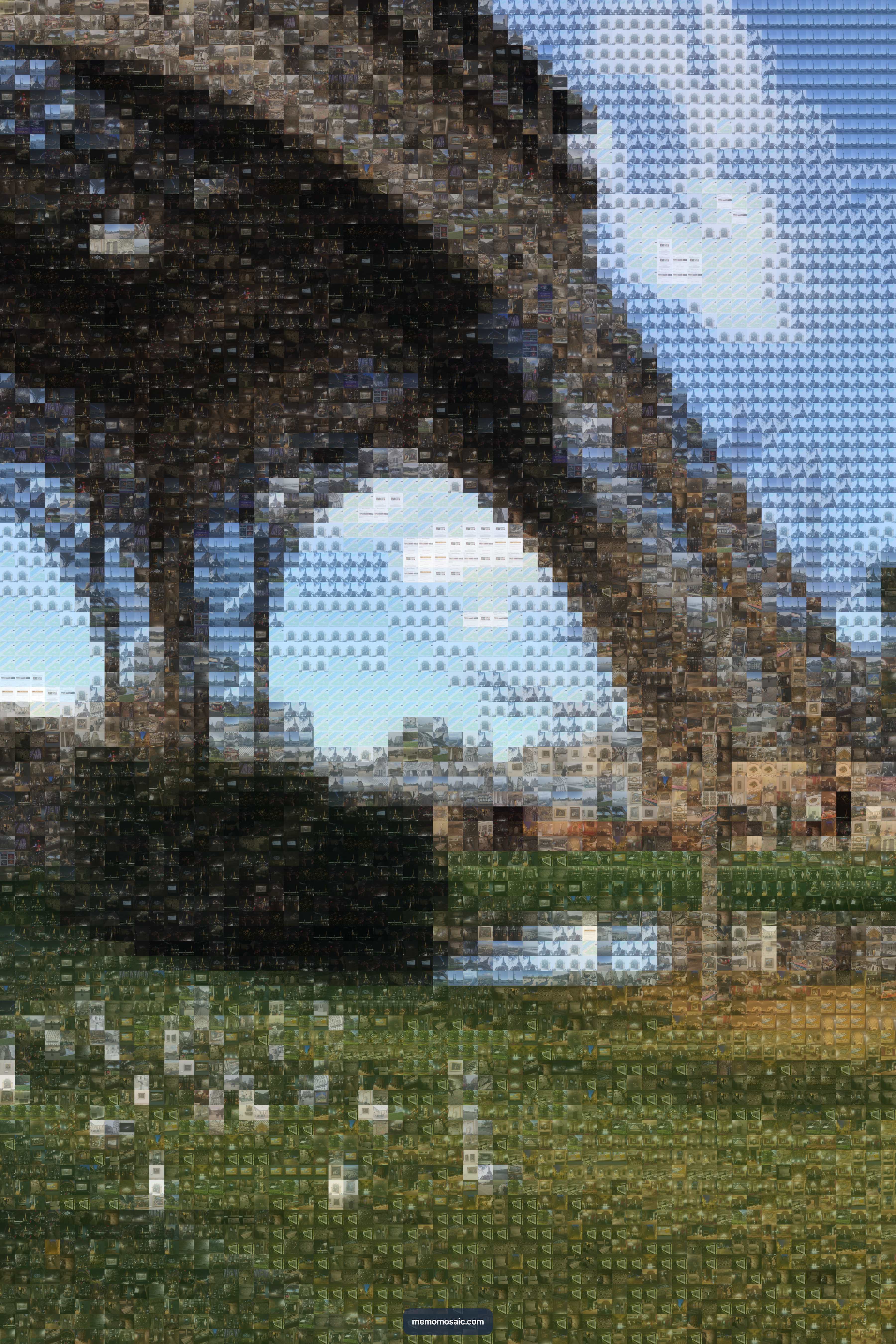 Eiffel Tower mosaic preview